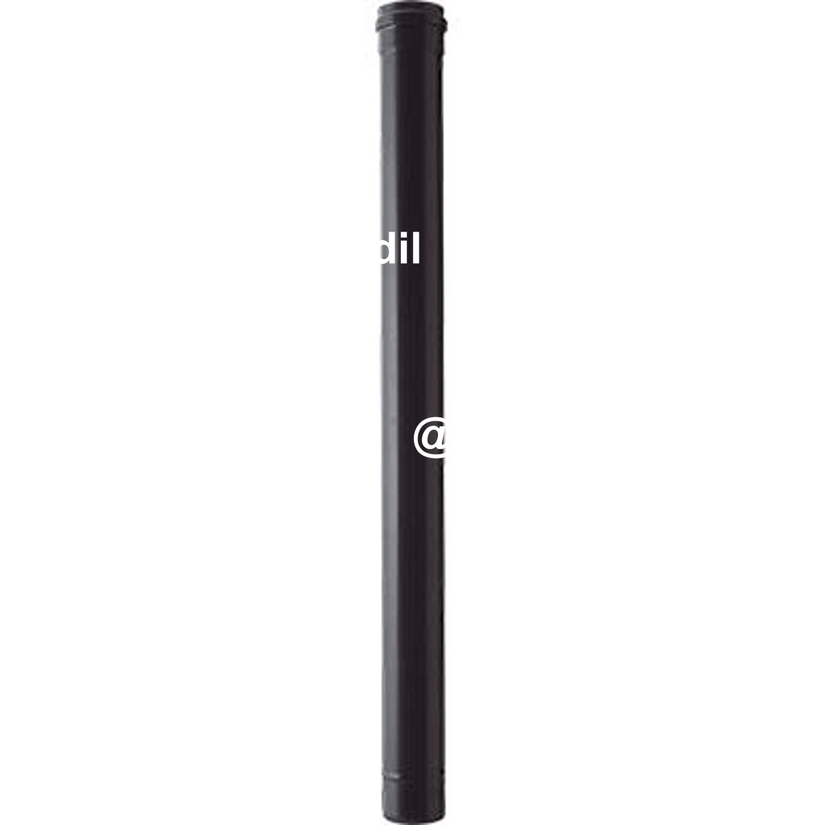 TUBO PELLET LIGHT NERO OPACO SAVE CM 12 H.CM 100 - 02653107