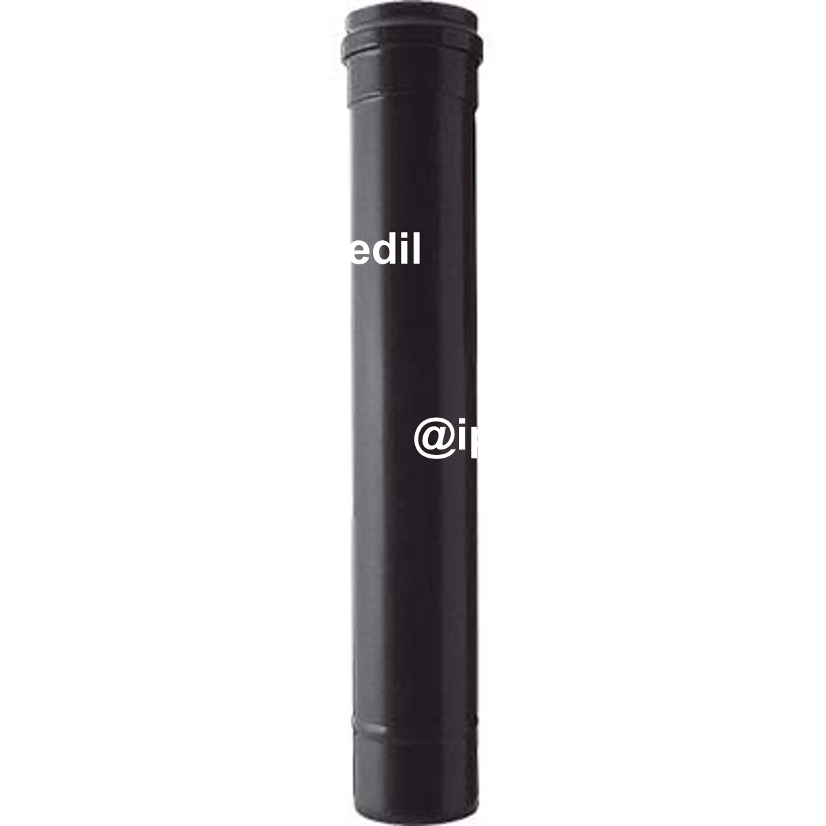 TUBO PELLET LIGHT NERO OPACO SAVE CM 10 H.CM 50 - 02653108