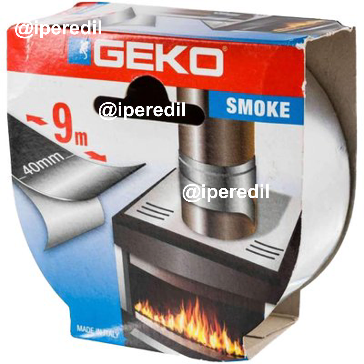 NASTRO ALLUMINIO EMMESMOKE GEKO NATURALE CM 4 MT 9 - 02657820