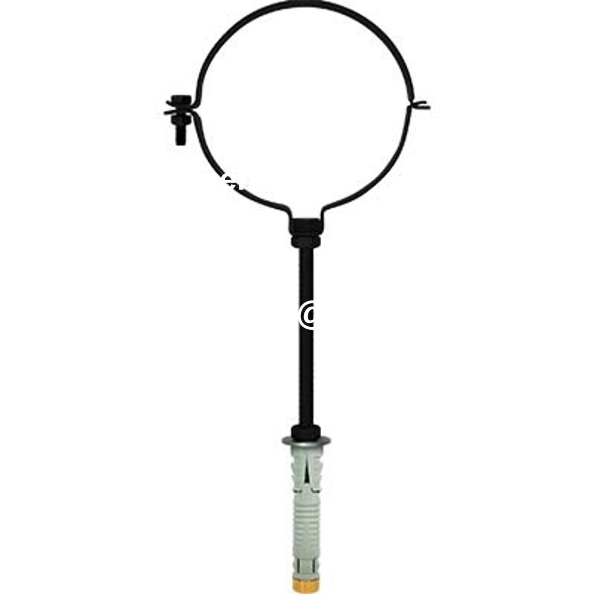 COLLARE REGGITUBO PELLET NERO OPACO FRIULSIDER CM 8 + TASSELLO