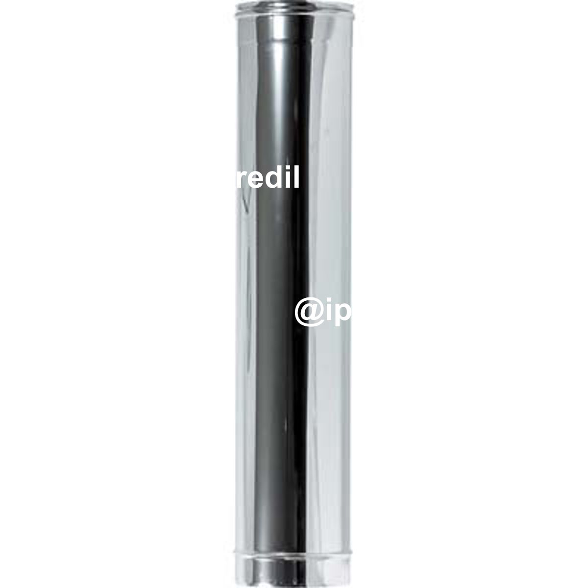 TUBO ACCIAIO INOX AISI 304 CM 20 H.CM 100 - 02659218