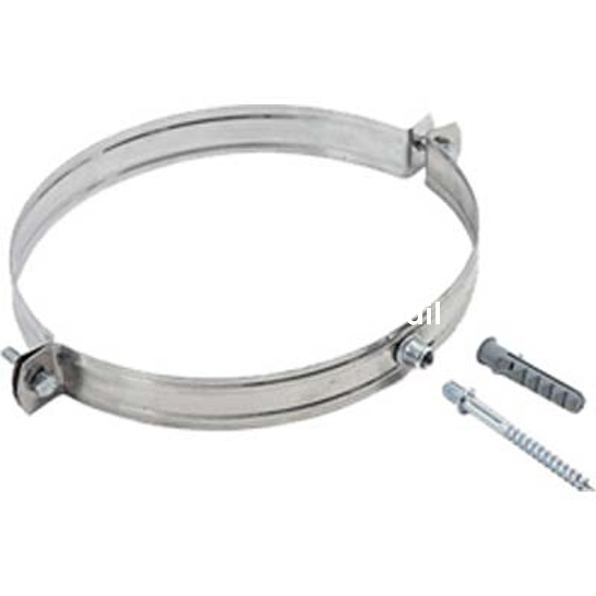 COLLARE REGGITUBO ACCIAIO INOX AISI 304 CM 30 + TASSELLO - 02659286