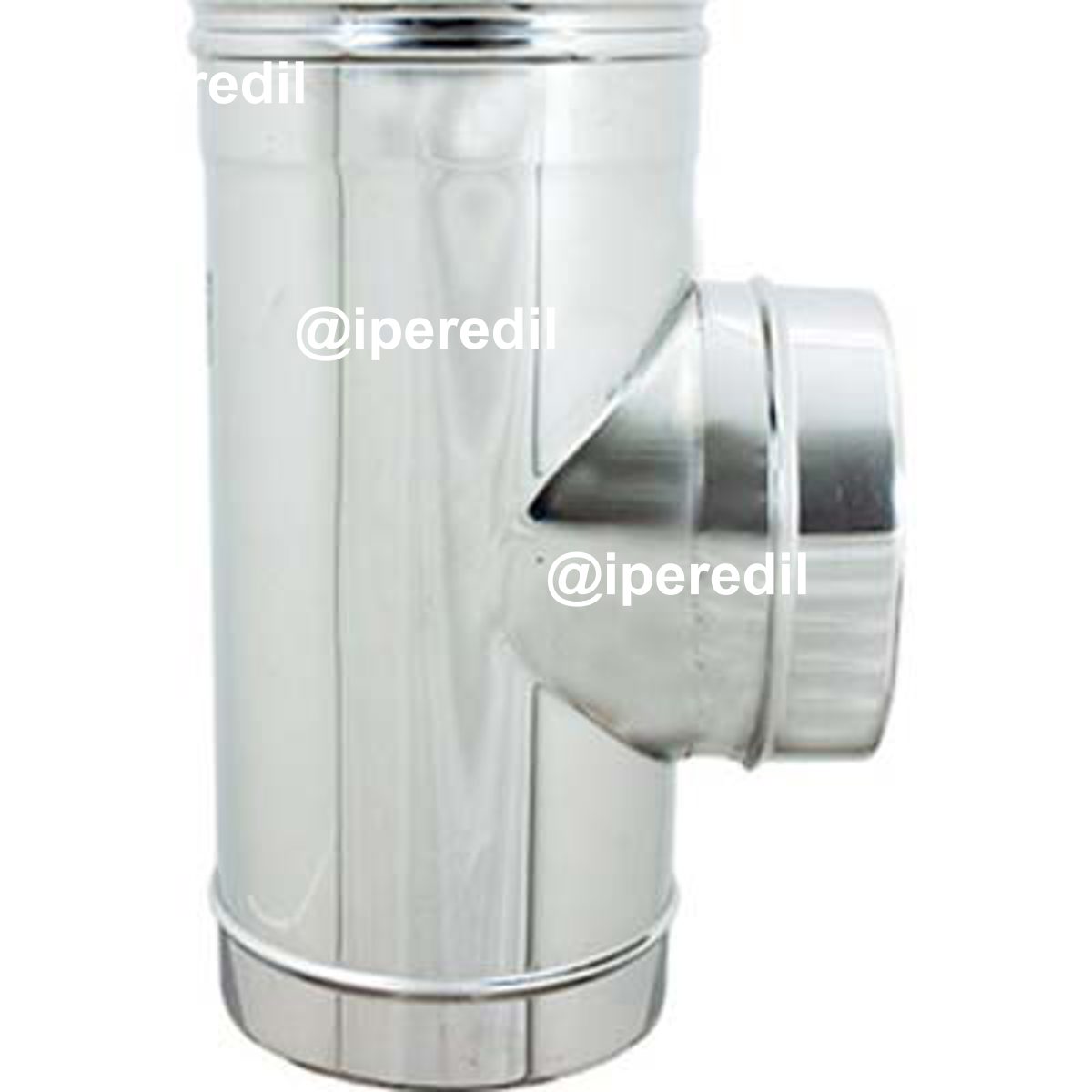 TUBO A TEE 90° MMF ACCIAIO INOX AISI 304 CM 13 MMF - 02659304