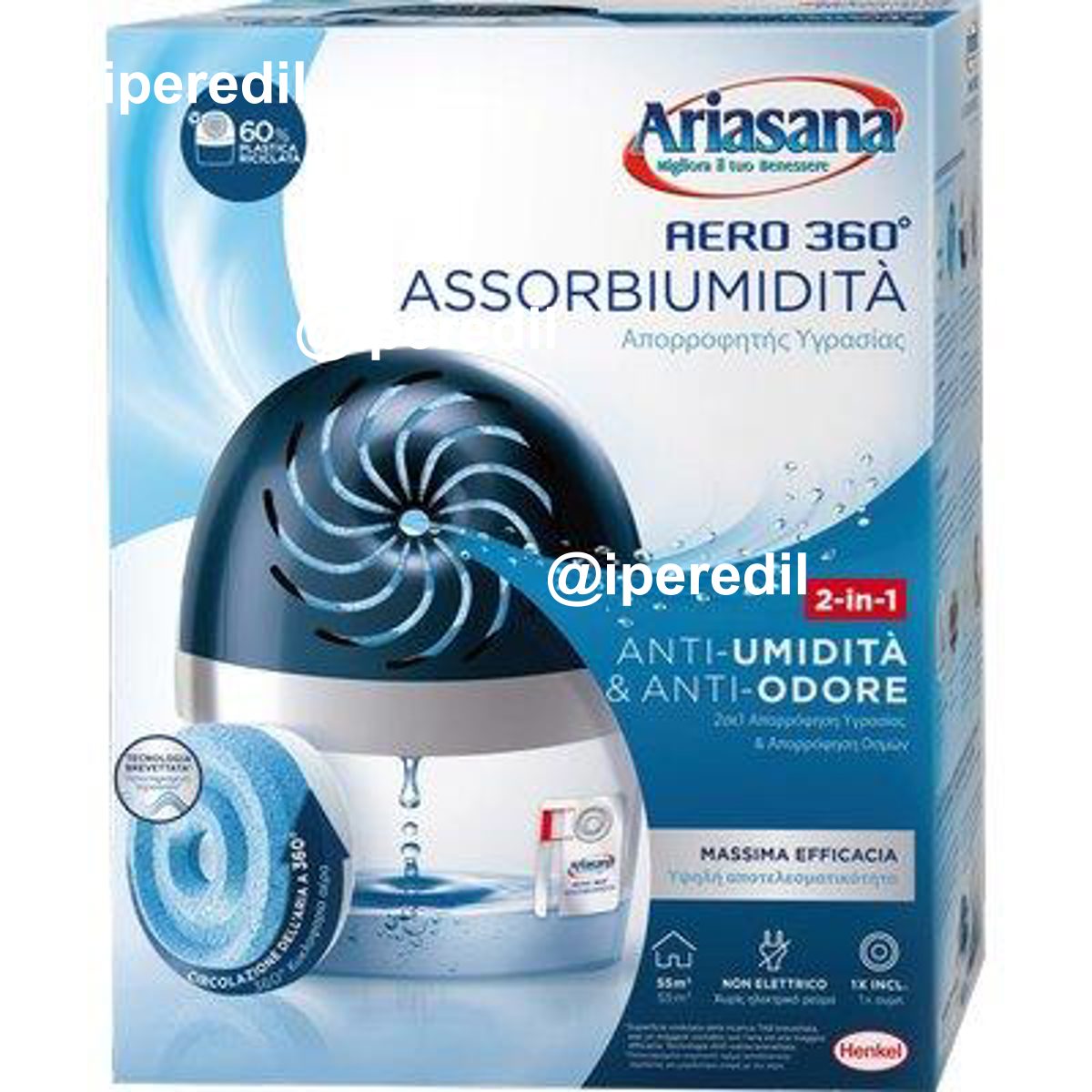 ARIASANA TAB KIT AERO 360 VASCHETTA + NR 1 TAB GR 450 - 02670117