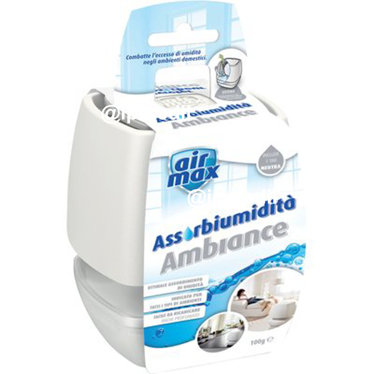 AIRMAX MINI TAB KIT AMBIANCE VASCHETTA BIANCA + GR 100 - 02670255