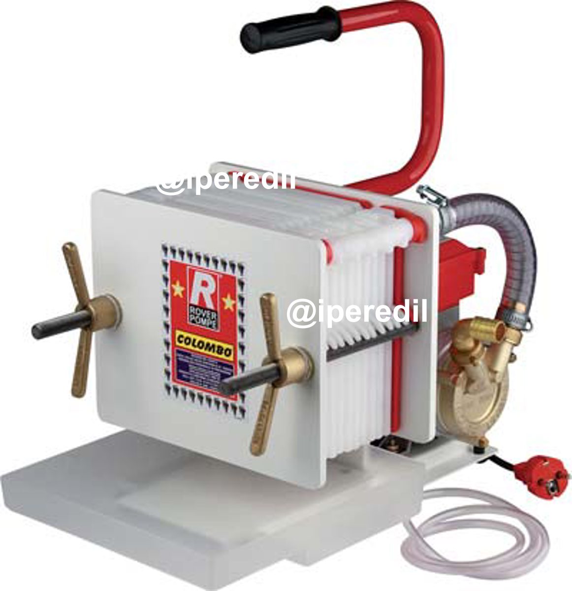 FILTRO ENOLOGICO COLOMBO 12 ROVER VOLT 230 WATT 340 LT/H 350/500 PIASTRE 12 CM 20X20