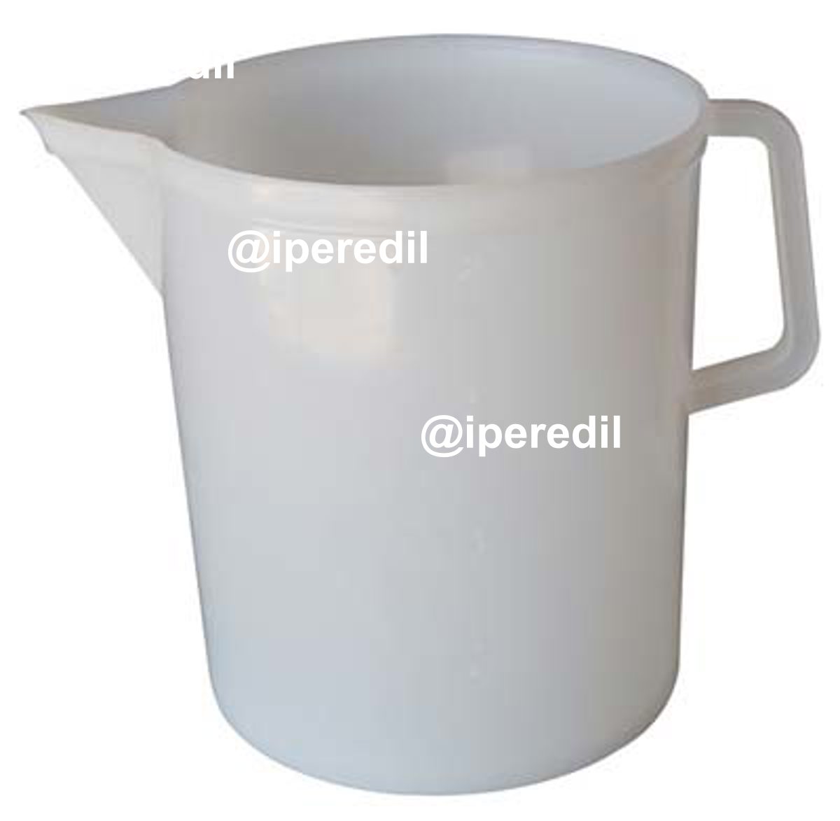 BOCCALE GRADUATO STEFANPLAST PP BIANCO LT 5