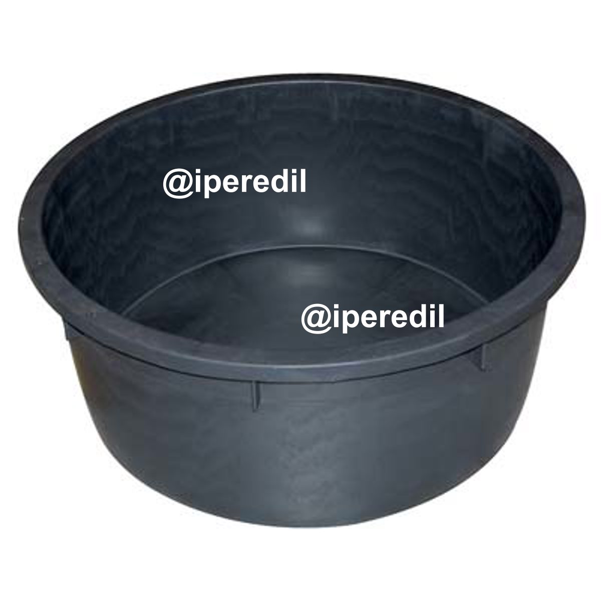 MASTELLONE TONDO NERO ICS LDPE LT 285 CM 96 H.CM 55