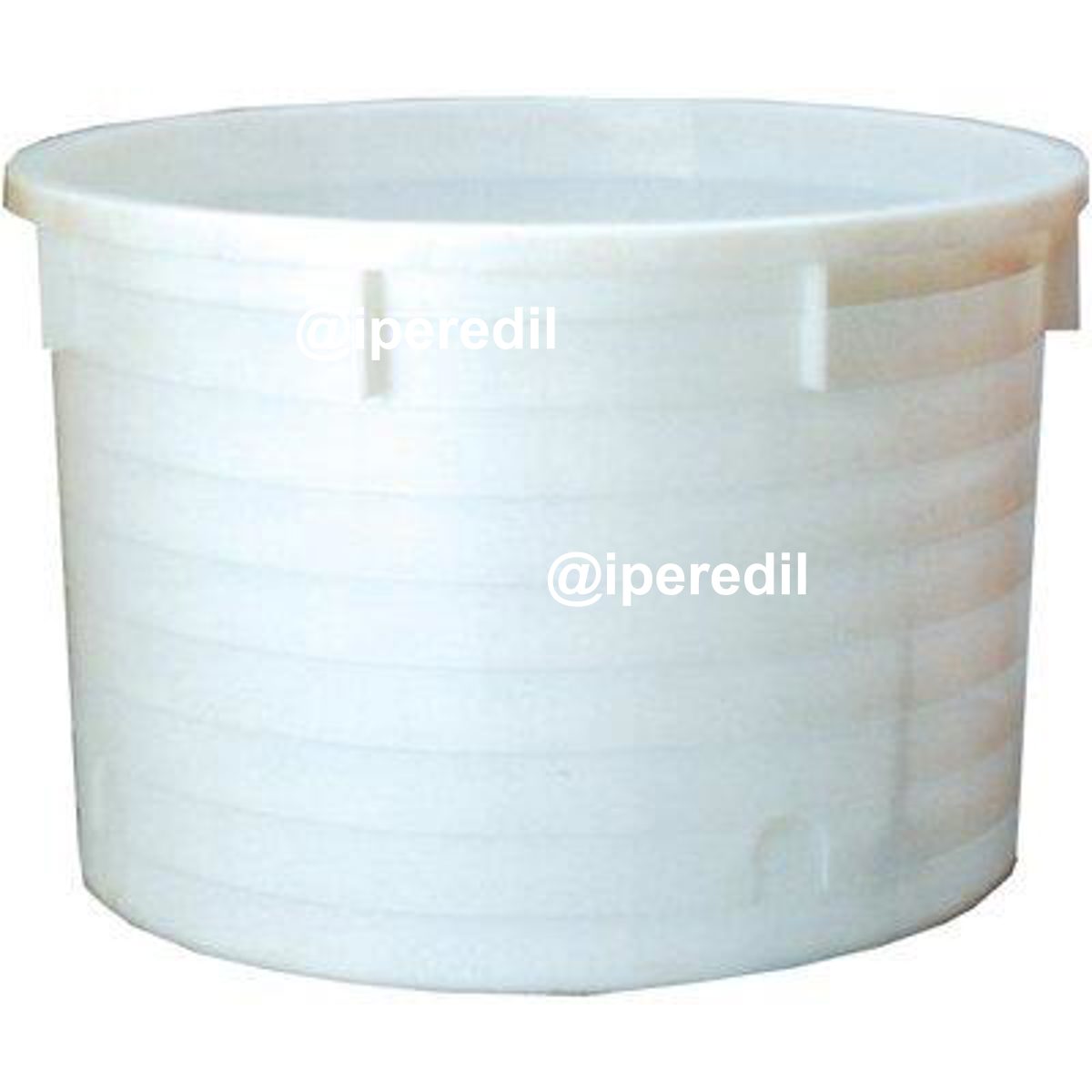 MASTELLONE TONDO BIANCO ICS LDPE LT 750 CM 122 H.CM 82