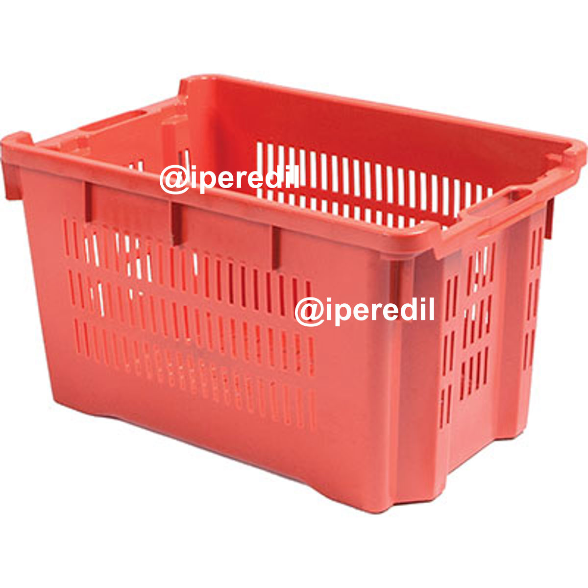 CASSA ORTOFRUTTA SALVASPAZIO ICS HDPE SEMICHIUSA CM 52X42 H.CM 29 (245)