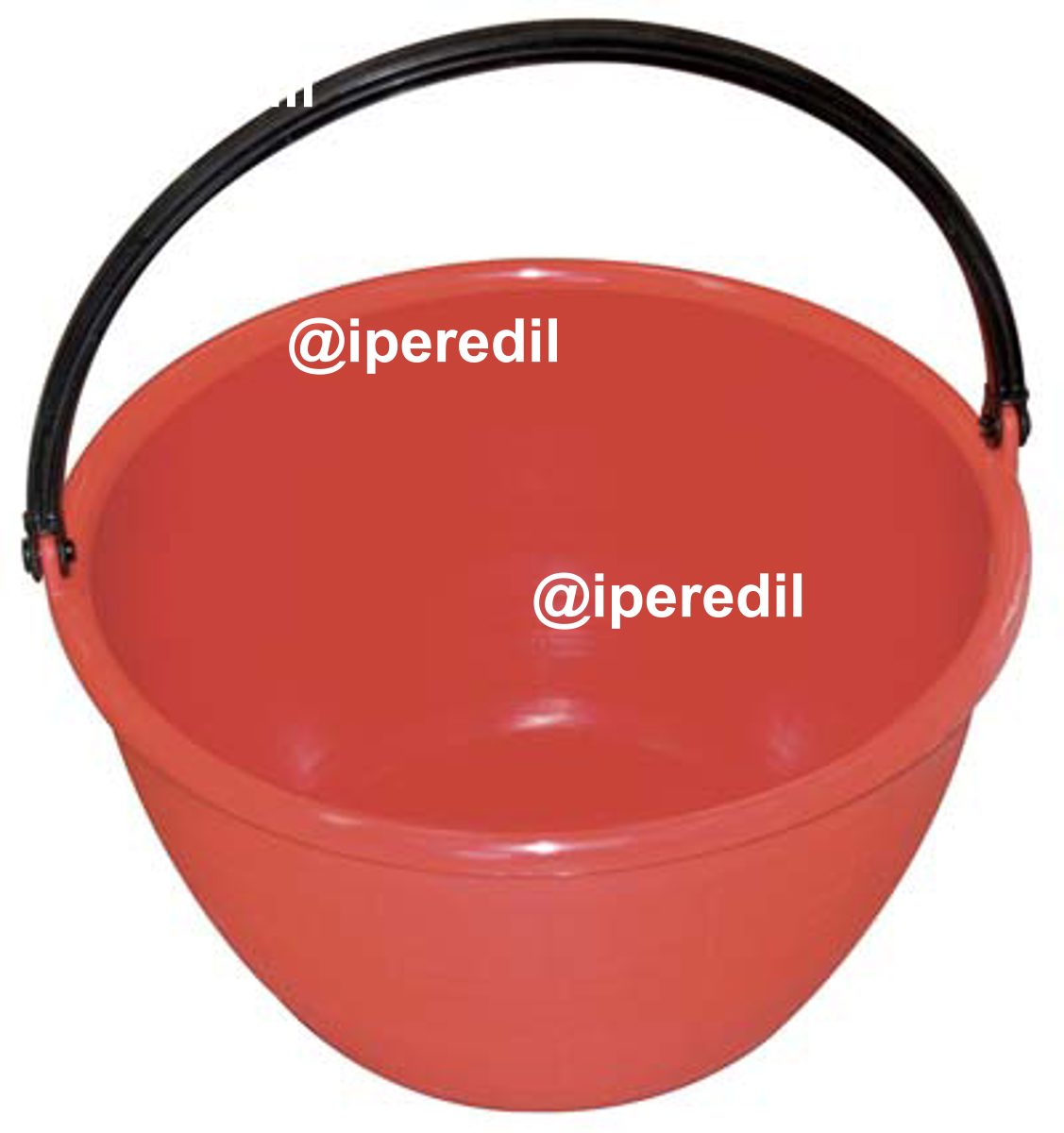 CESTA RACCOLTA TONDA STEFANPLAST PPL ROSSO LT 20