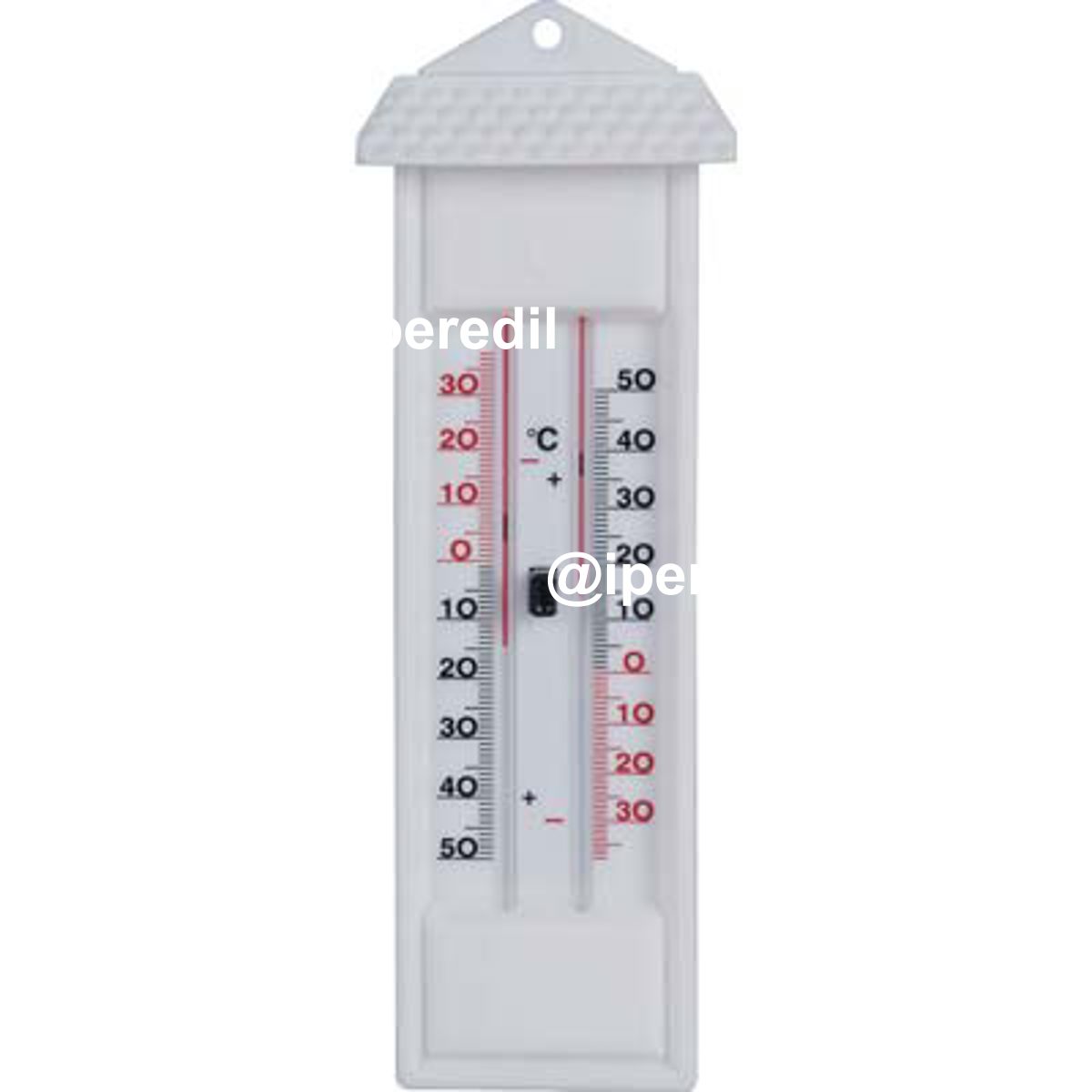TERMOMETRO HOUSE DOMUS PP BIANCO -40/+50°C CM 8,0X23,0