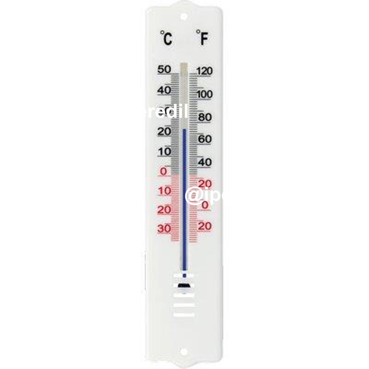 TERMOMETRO THERM25 VELAMP PP BIANCO -30/+50°C -20/+120° F CM 4,4X20,0 - 03121145