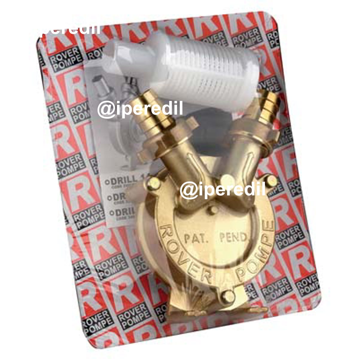 POMPA TRAVASO X TRAPANO OTTONE DRILL 20 ROVER LT/H 1500 H.MAX MT 24 MM 20