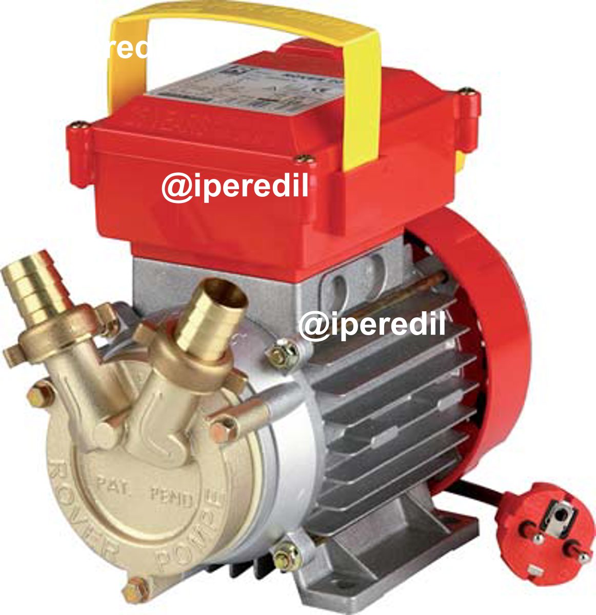 ELETTROPOMPA TRAVASO OTTONE CE ROVER 20 VOLT 230 WATT 360 LT/H 1700 H.MAX MT 25 MM 20