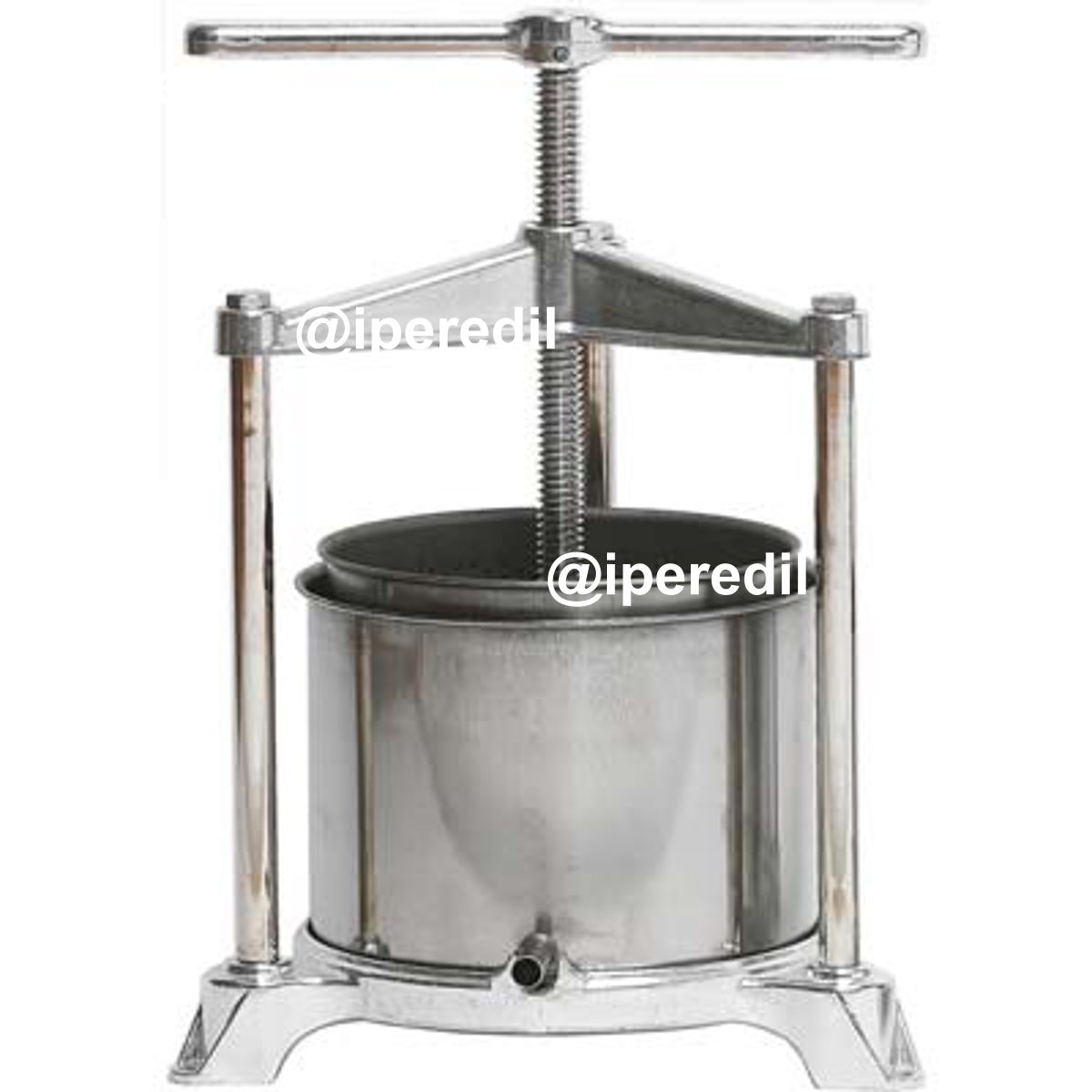 TORCHIETTO MILLEUSI TOMMY ALU PAVI ALLUMINIO + INOX CM 16,5 H.CM 12,5 LT 3