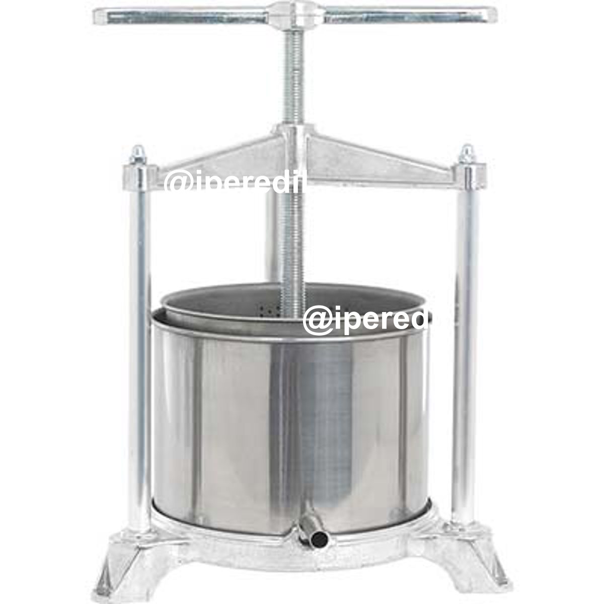 TORCHIETTO MILLEUSI TOMMY ALU PAVI ALLUMINIO + INOX CM 22,5 H.CM 16,5 LT 5