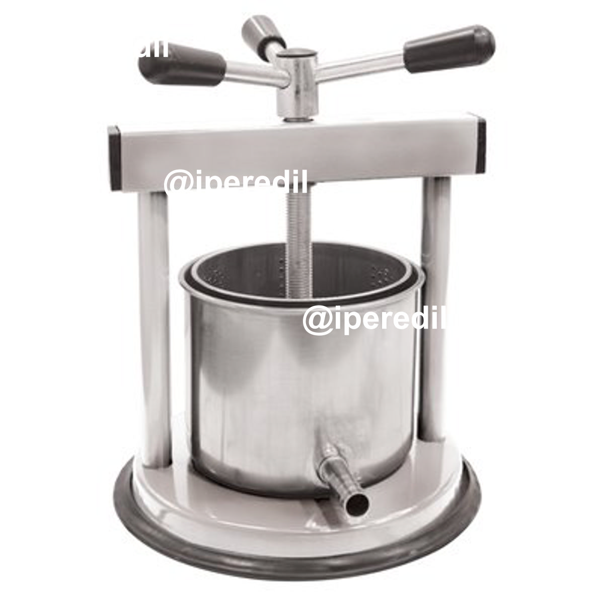 TORCHIETTO MILLEUSI TOMMY INOX PAVI ACCIAIO + INOX CM 15 H.CM 12 LT 1,5