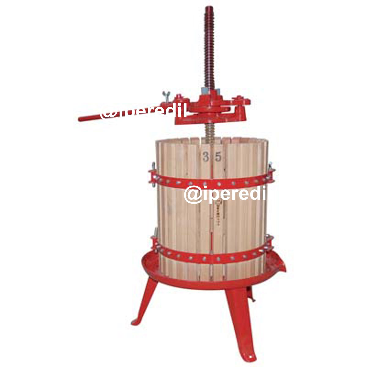 TORCHIO A CRICCO X VINACCE ACCIAIO/FAGGIO CM 25 H.CM 90