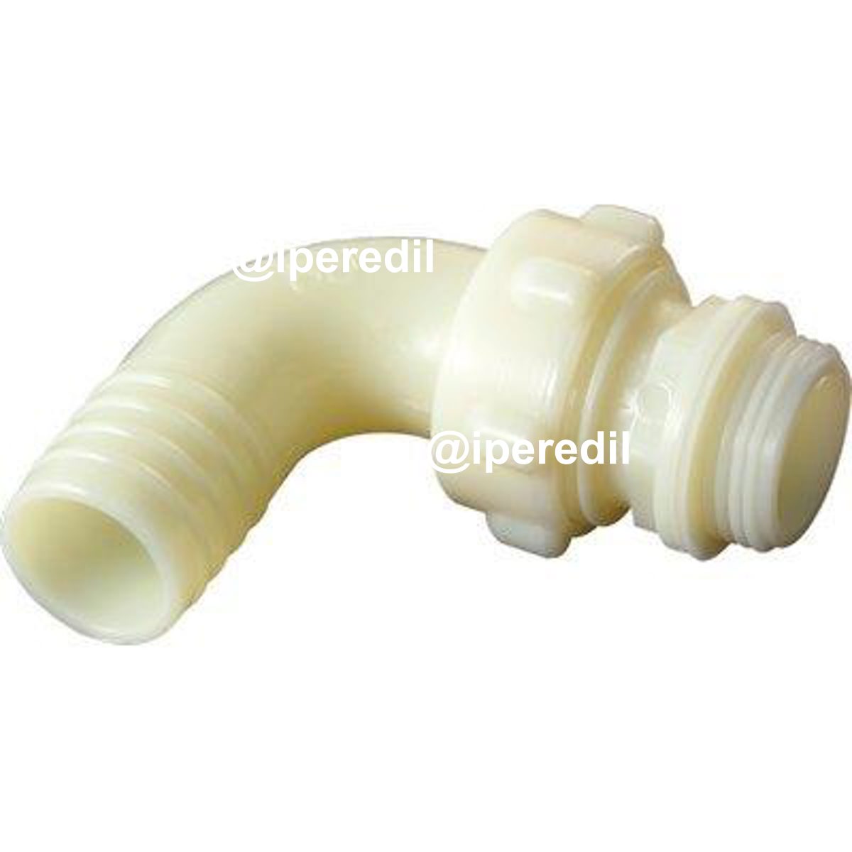 PORTAGOMMA NYLON CURVO FILETTO MASCHIO 3 PEZZI MM 40X1"1/2M - 03135596