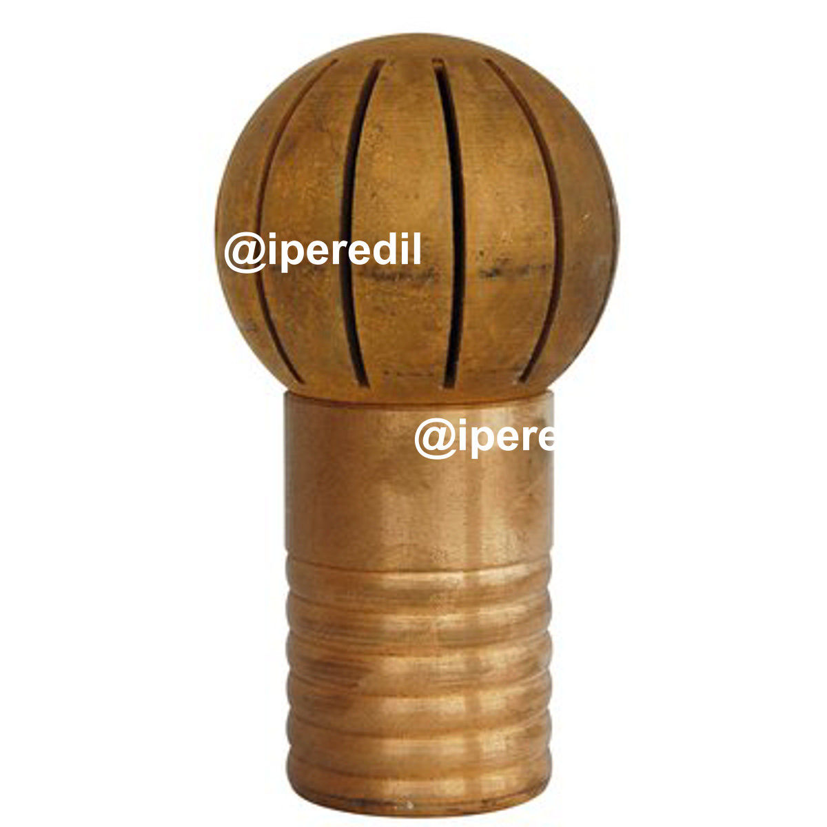 SUCCHERUOLA + PORTAGOMMA OTTONE MM 50