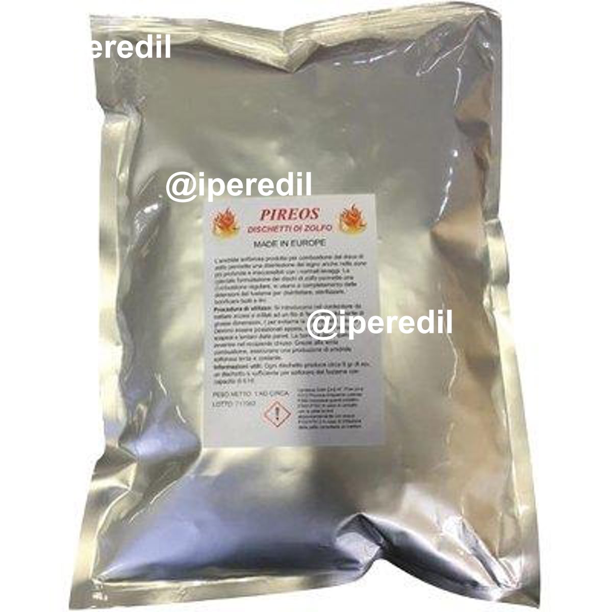 ZOLFETTO ENOLOGICO A DISCO FRANKE GR/PZ 10 CF=KG 1