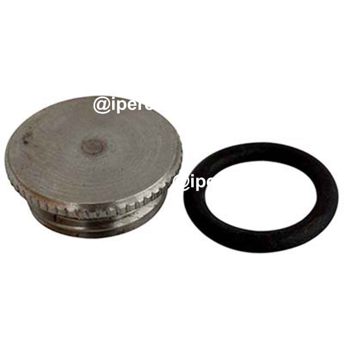 TAPPO INFERIORE FUSTINO SERBATOIO INOX 1"M + ORING