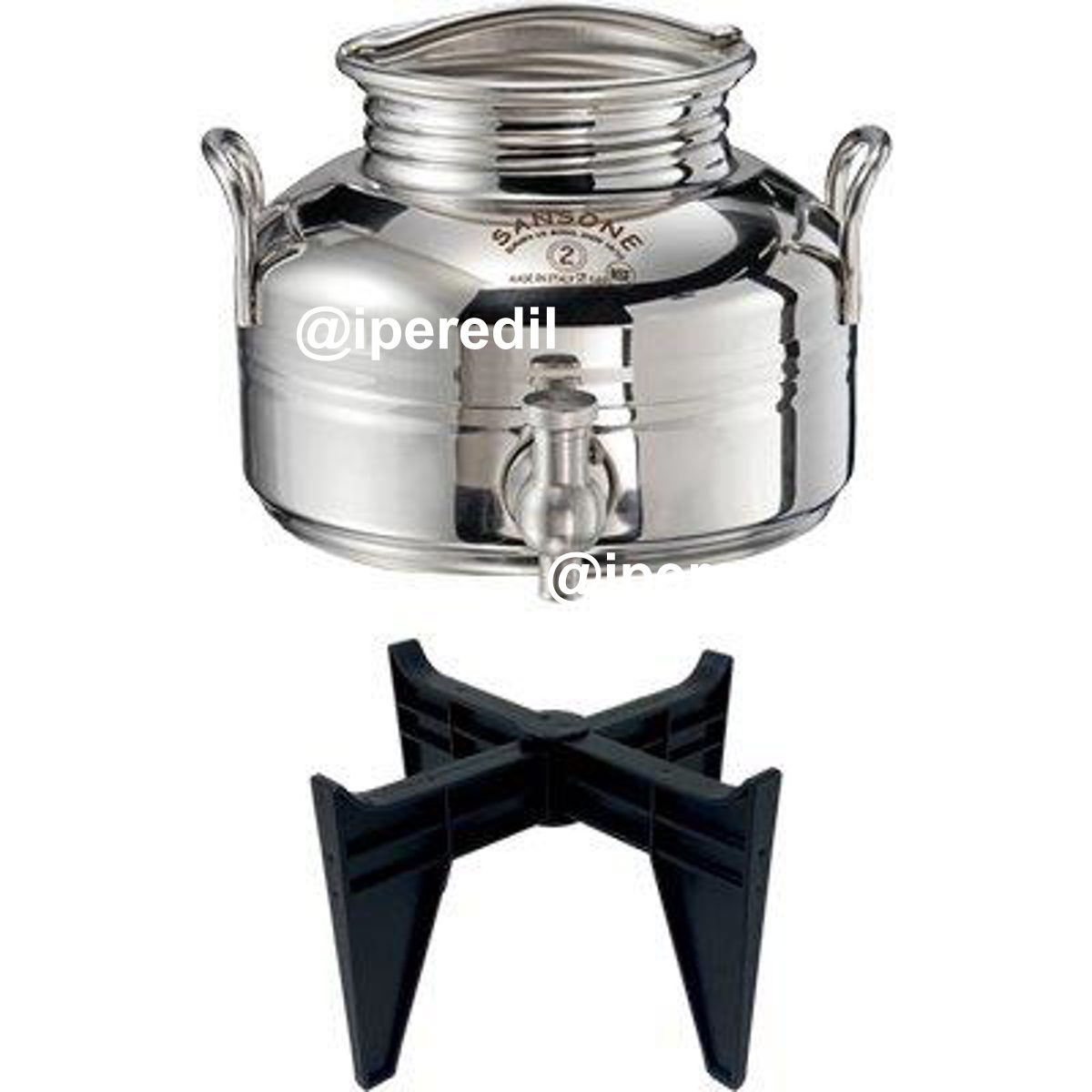 MINI FUSTINO SALDATO GIOIELLO SANSONE INOX 18/10 LT 2 - 03232102
