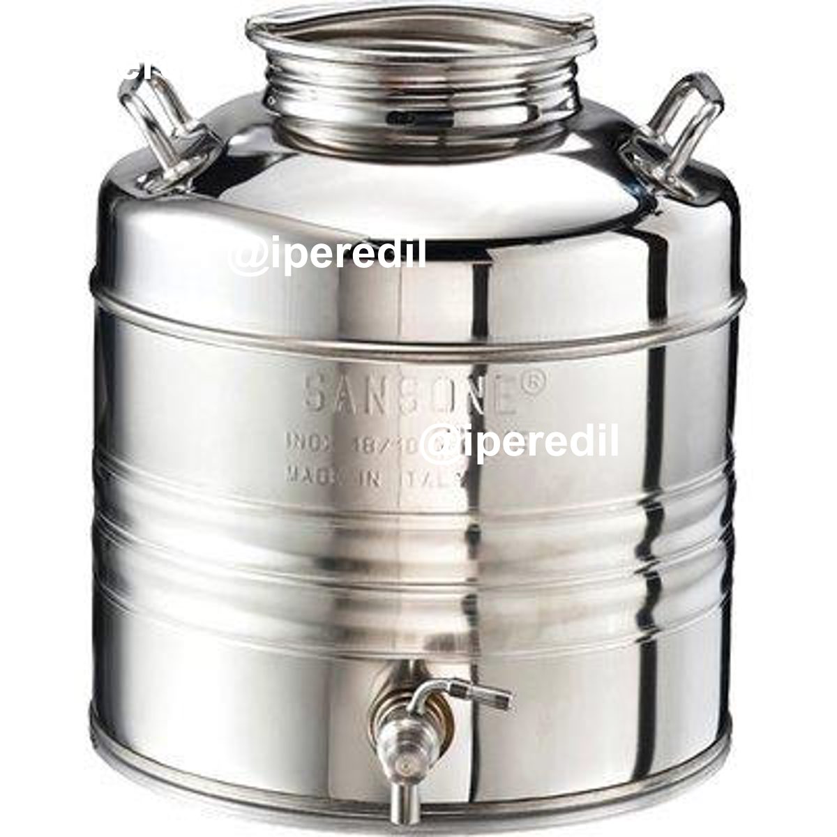 FUSTINO GRAFFATO SANSONE INOX 18/10 LT 15