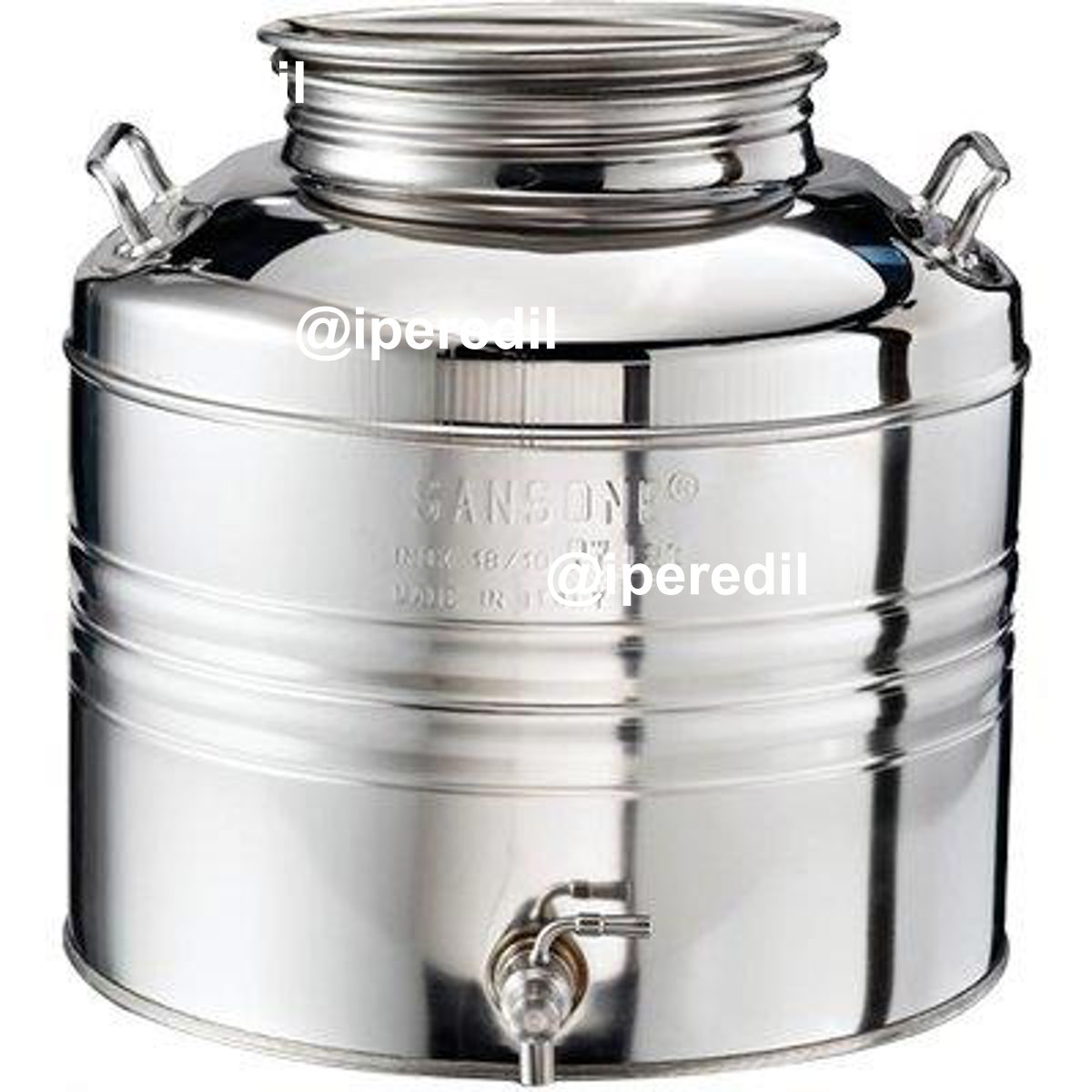 FUSTINO GRAFFATO SANSONE INOX 18/10 LT 30 - 03232130