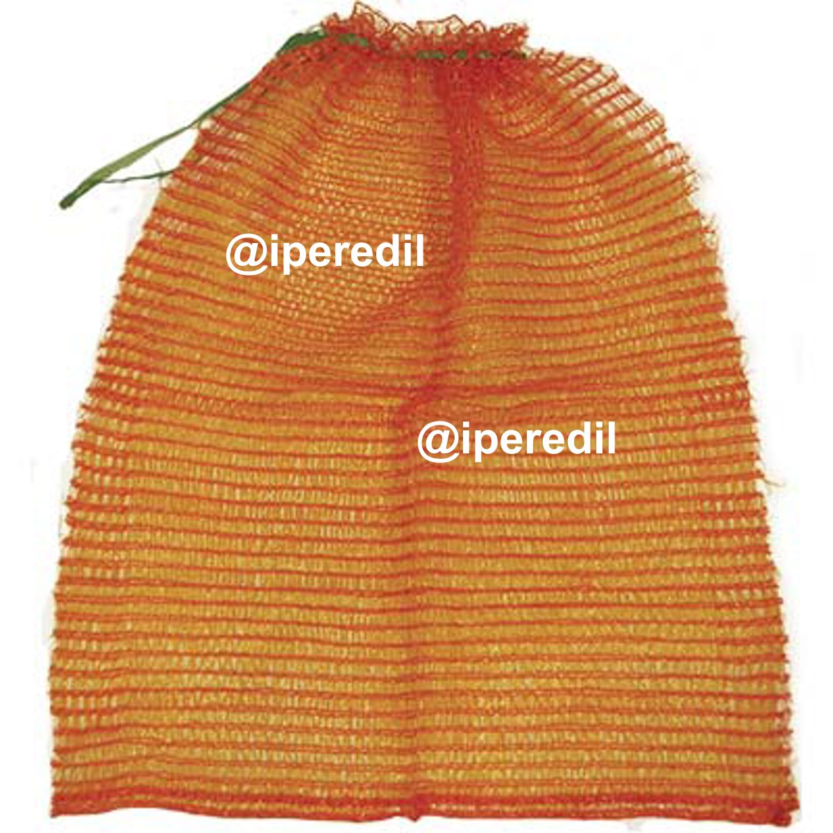 SACCO RASCHEL A RETE PP ARANCIO/ROSSO CM 40X60 PORTATA KG 10-20 - 03235021