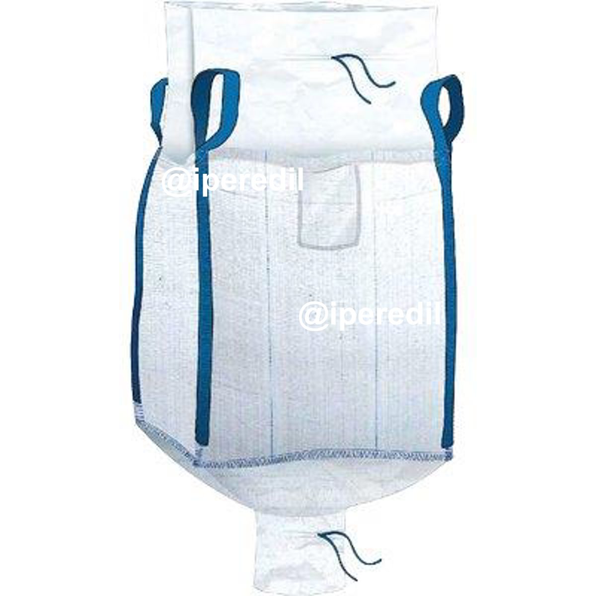 SACCO BIG BAG BOCCA CARAMELLA FONDO SCARICO PP CM 90X90 H.CM 120 KG 1000