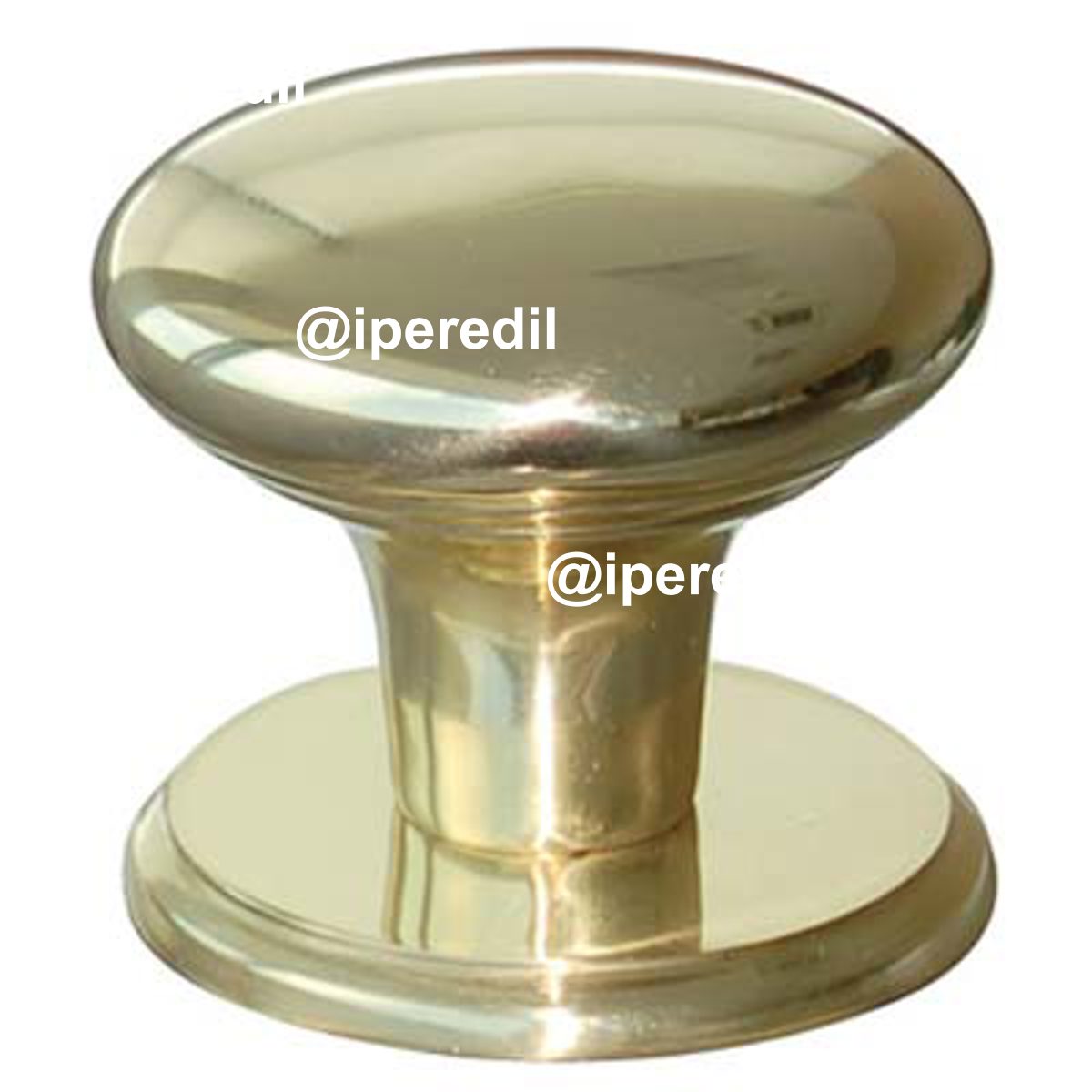 POMOLO X PORTONE CLASSIC COTTALI OTTONE LUCIDO D.MM 70 BASE D.MM 80