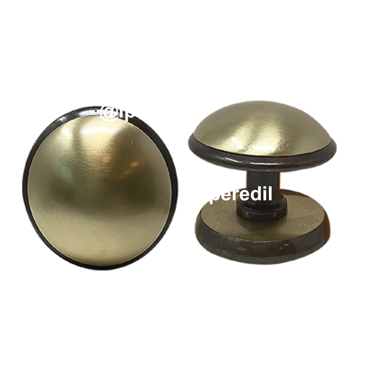 POMOLO X PORTONE GIADA OTTONE BRONZO SATINATO D.MM 70 BASE D.MM 70 - 03300224