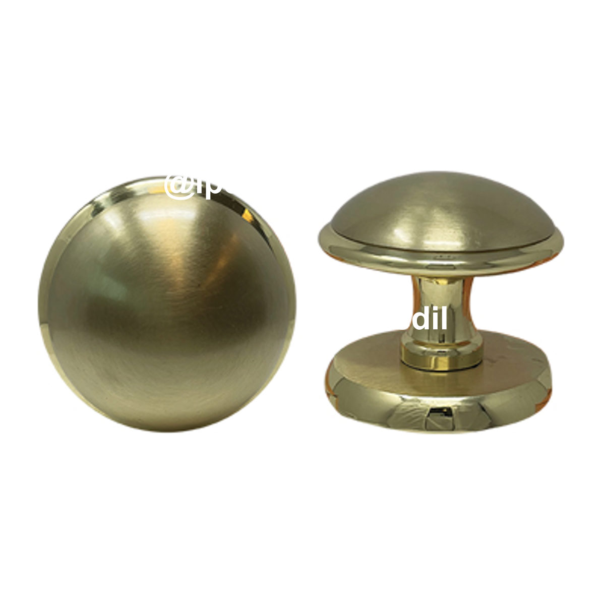 POMOLO X PORTONE GIADA OTTONE ORO SATINATO D.MM 70 BASE D.MM 70