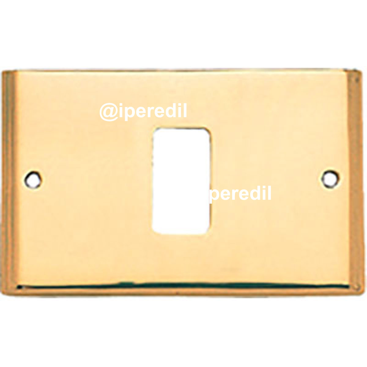 PLACCA COPRIFRUTTI COTTALI OTTONE POSTI 1 MM 125X74 MAGIC/VENUS