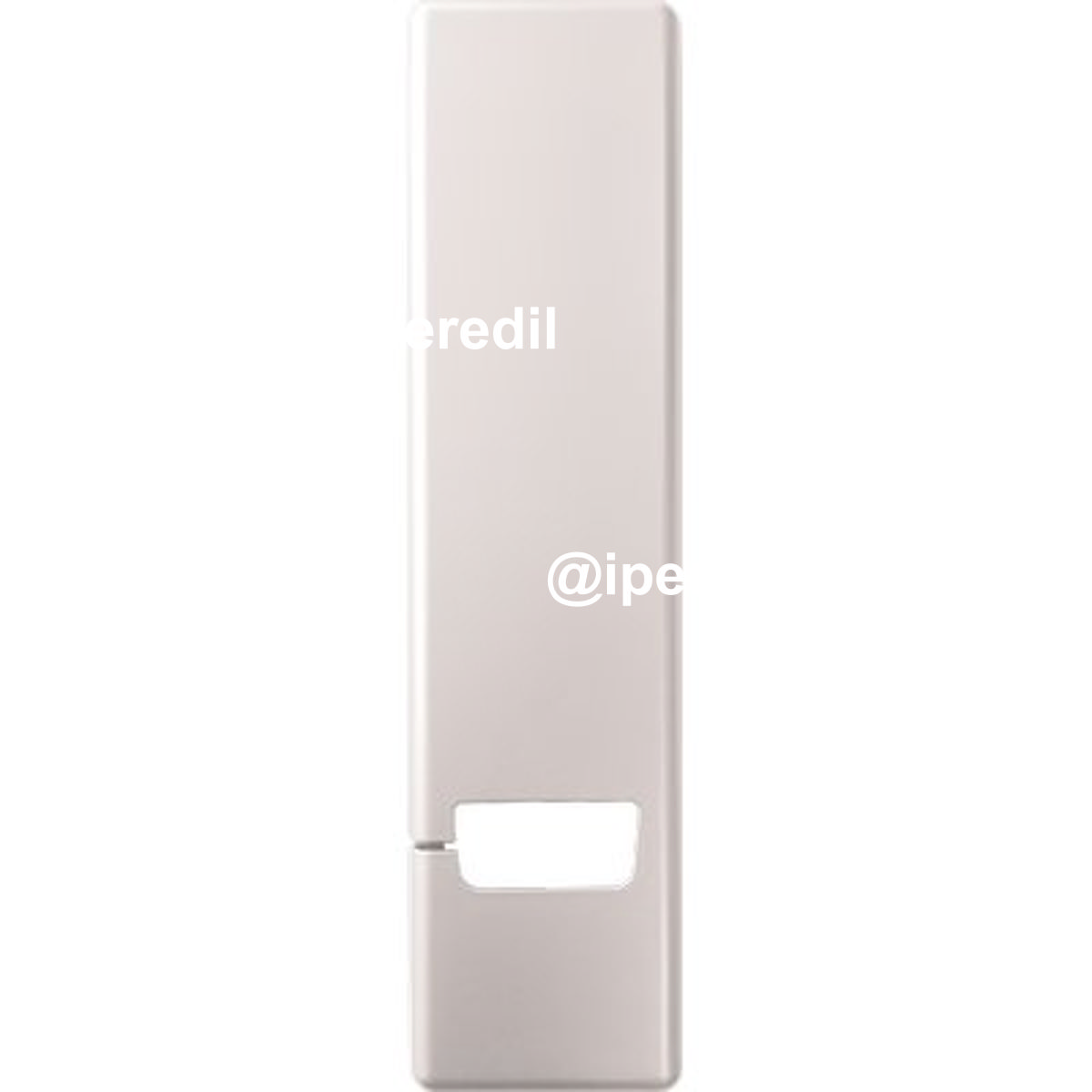 PLACCA AVVOLGITORE INCASSO UNIVERSALE ABS BIANCO MM 65X250