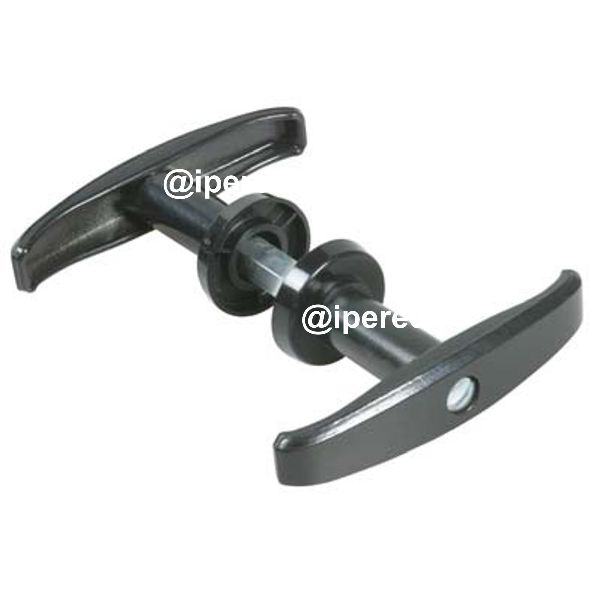 MARTELLINA DOPPIA PORTA BASCULANTE VERN NERA VITE IN TESTA MM 25/38 Q8