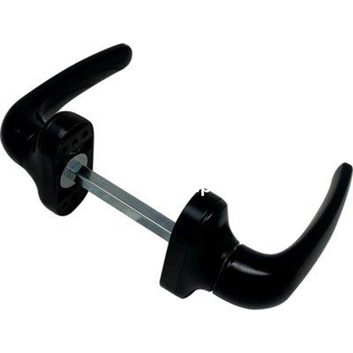 MANIGLIA PORTA METALLO TOP ALLUMINIO VERN NERA Q8 - 03300510