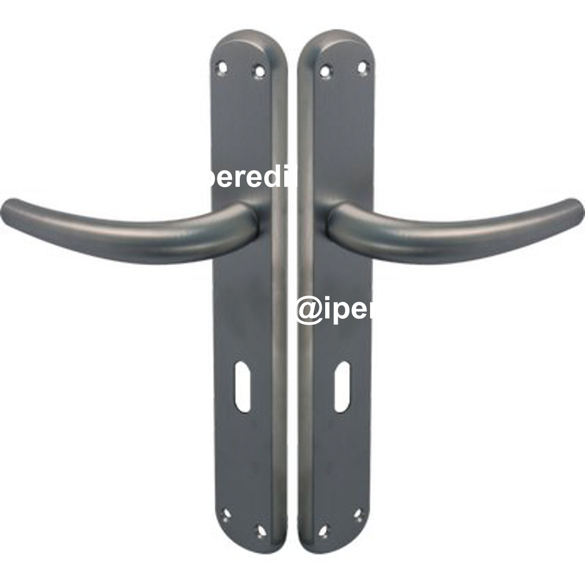 MANIGLIA TORINO CROMO FORO PATENT ZAMA CROMO SATINATA+Q8 I.MM 90 CF=PZ 2