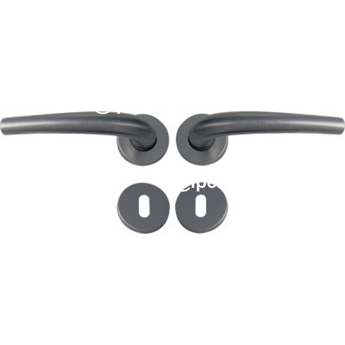 MANIGLIA TORINO CROMO ROSETTA FORO PATENT ZAMA CROMO SATINATA + ROSETTA Q8 CF=PZ 2