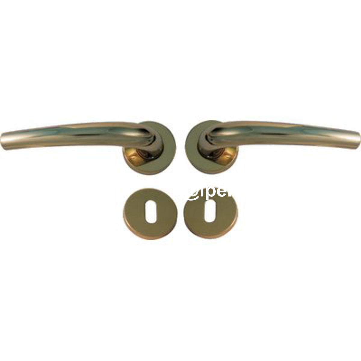 MANIGLIA TORINO OTTONE ROSETTA FORO PATENT ZAMA OTTONE LUCIDO Q8 CF=PZ 2