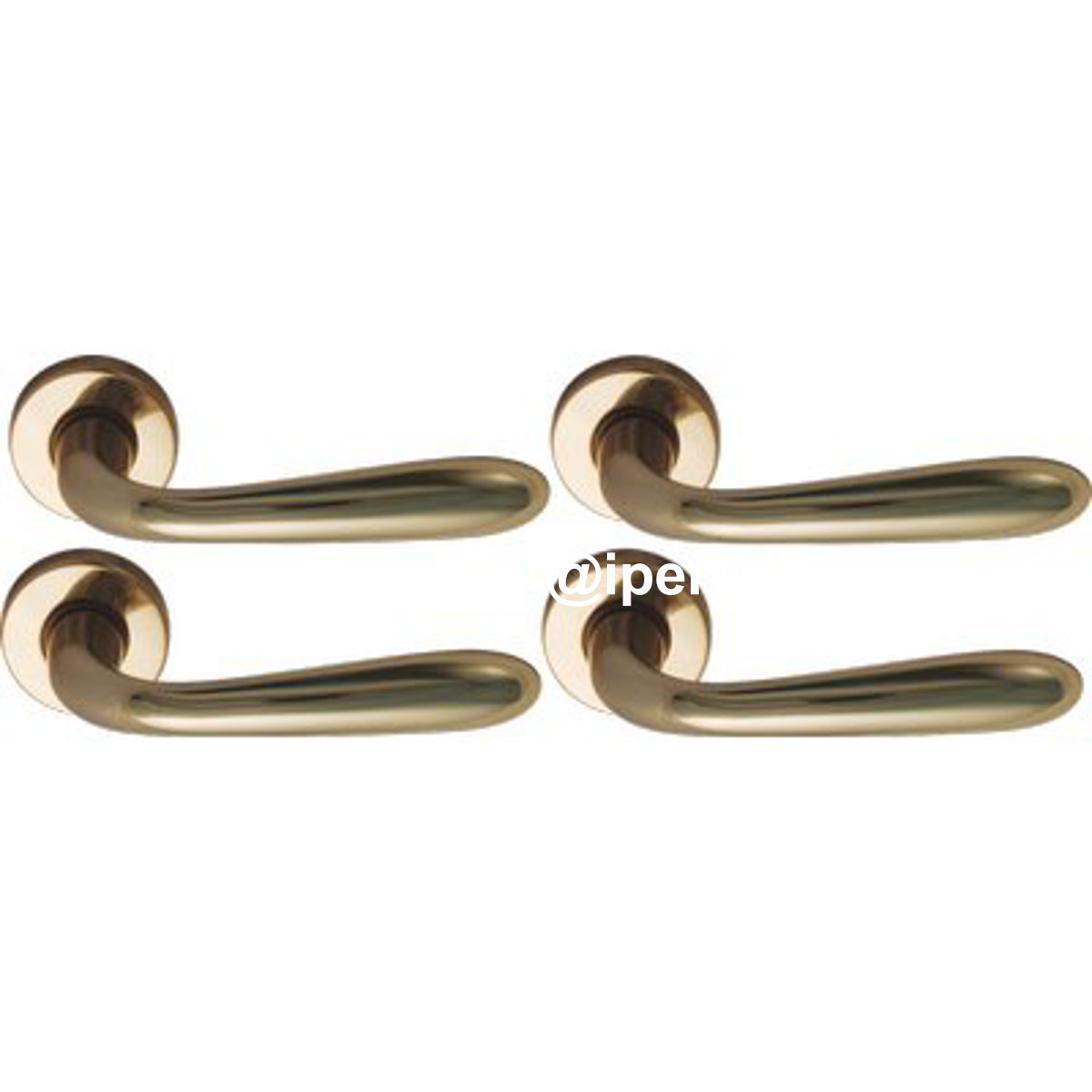 MEZZA MANIGLIA GOCCIA OTTONE ZAMA OTTONE LUCIDO Q8 DX CF=PZ 4