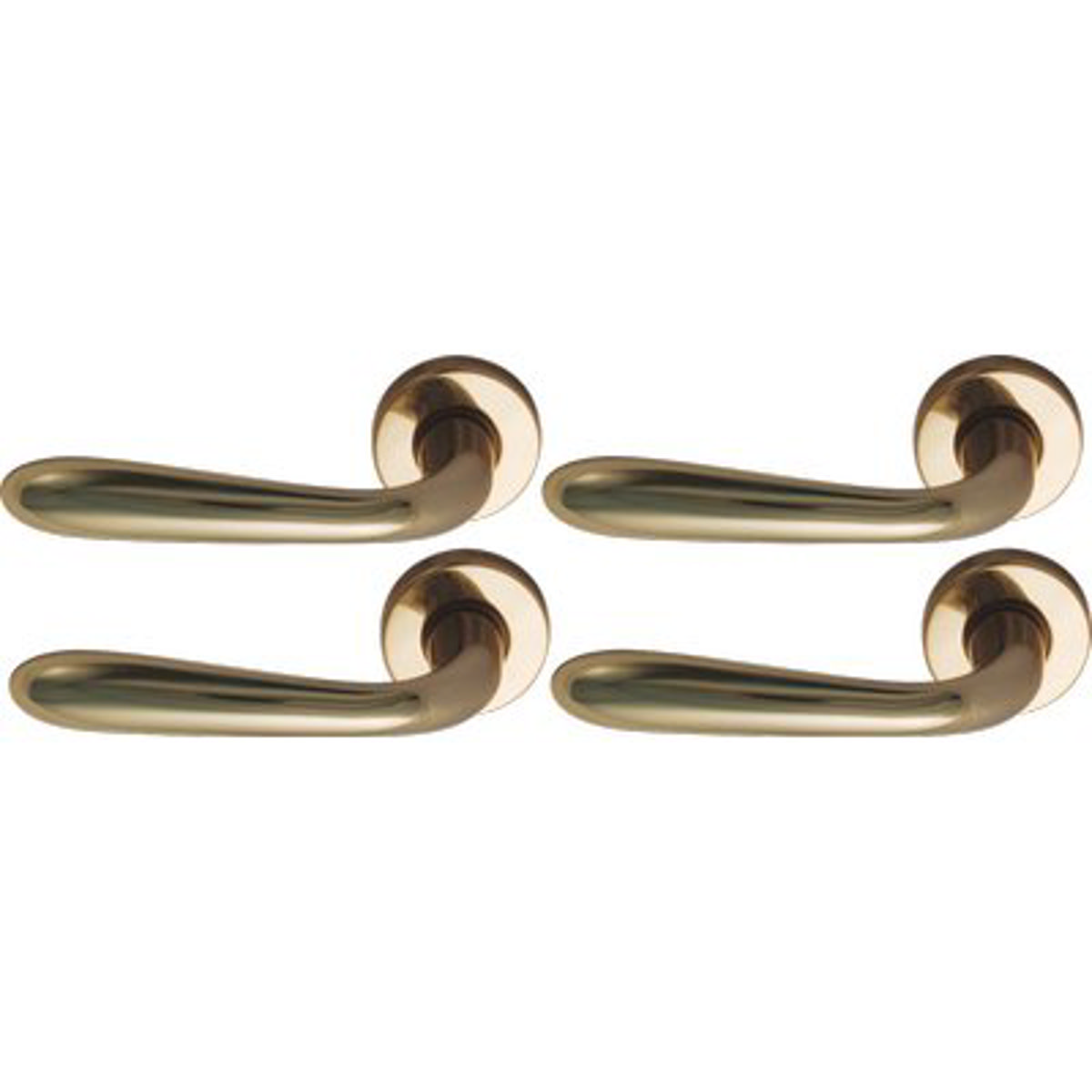 MEZZA MANIGLIA GOCCIA OTTONE ZAMA OTTONE LUCIDO Q8 SX CF=PZ 4
