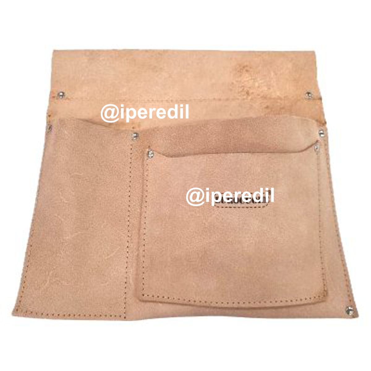 BORSA CARPENTIERE 3 TASCHE CROSTA BOVINA CM 30X30
