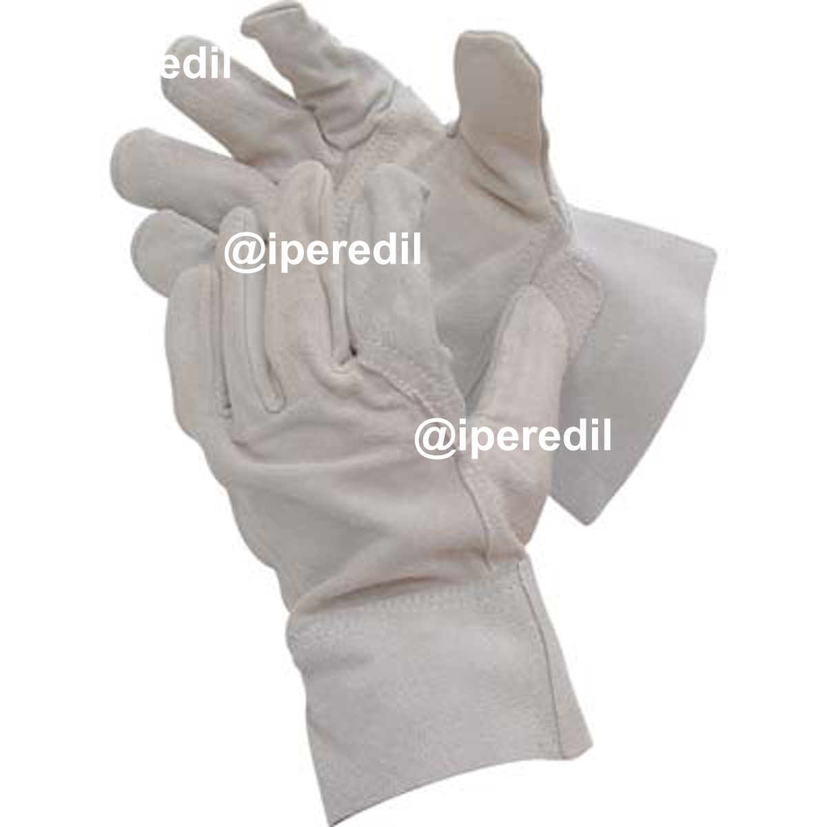 GUANTO CROSTA BOVINO GRIGIO + MANICHETTA 10