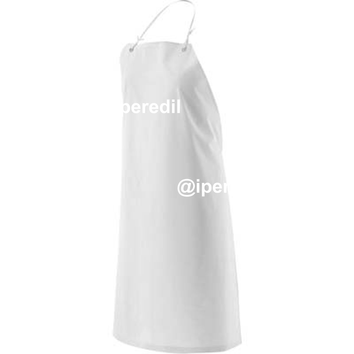 GREMBIULE PVC ANTISTRAPPO BIANCO CM 75X110