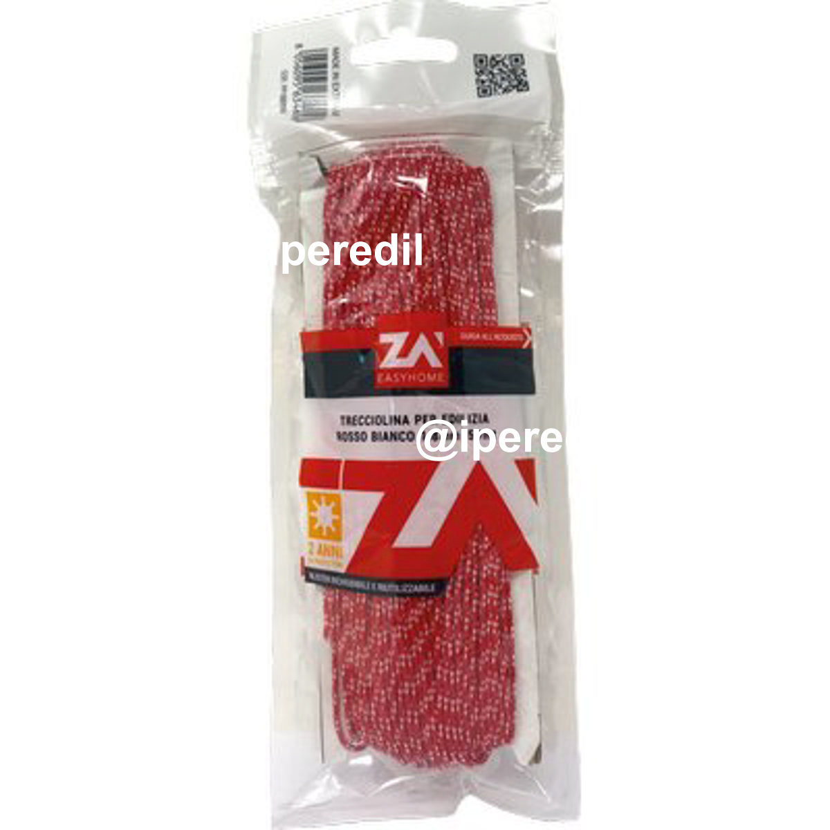 FILO EDILIZIA BIANCO/ROSSO PPL MT 50