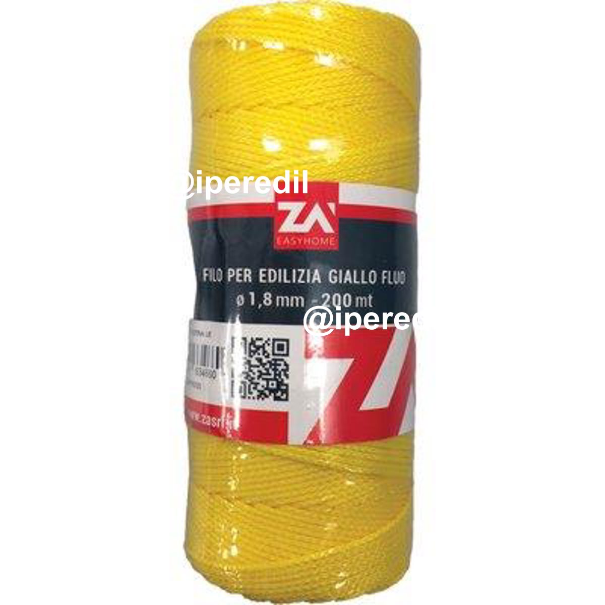 FILO EDILIZIA GIALLO FLUO PPL MT 200