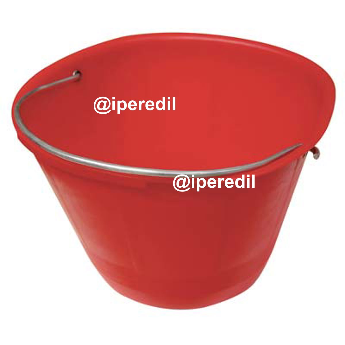 SECCHIO MURATORE PE ROSSO D.CM 36 LITRI 8 M.ZINCATO